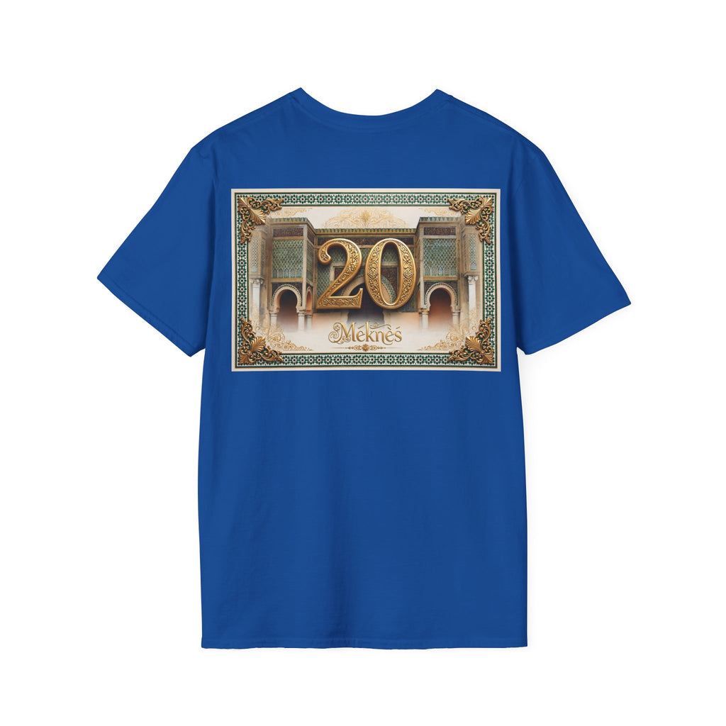 20th Birthday Moroccan Palace T-Shirt — Gold Zellige Anniversary Graphic Tee - LUMÏA