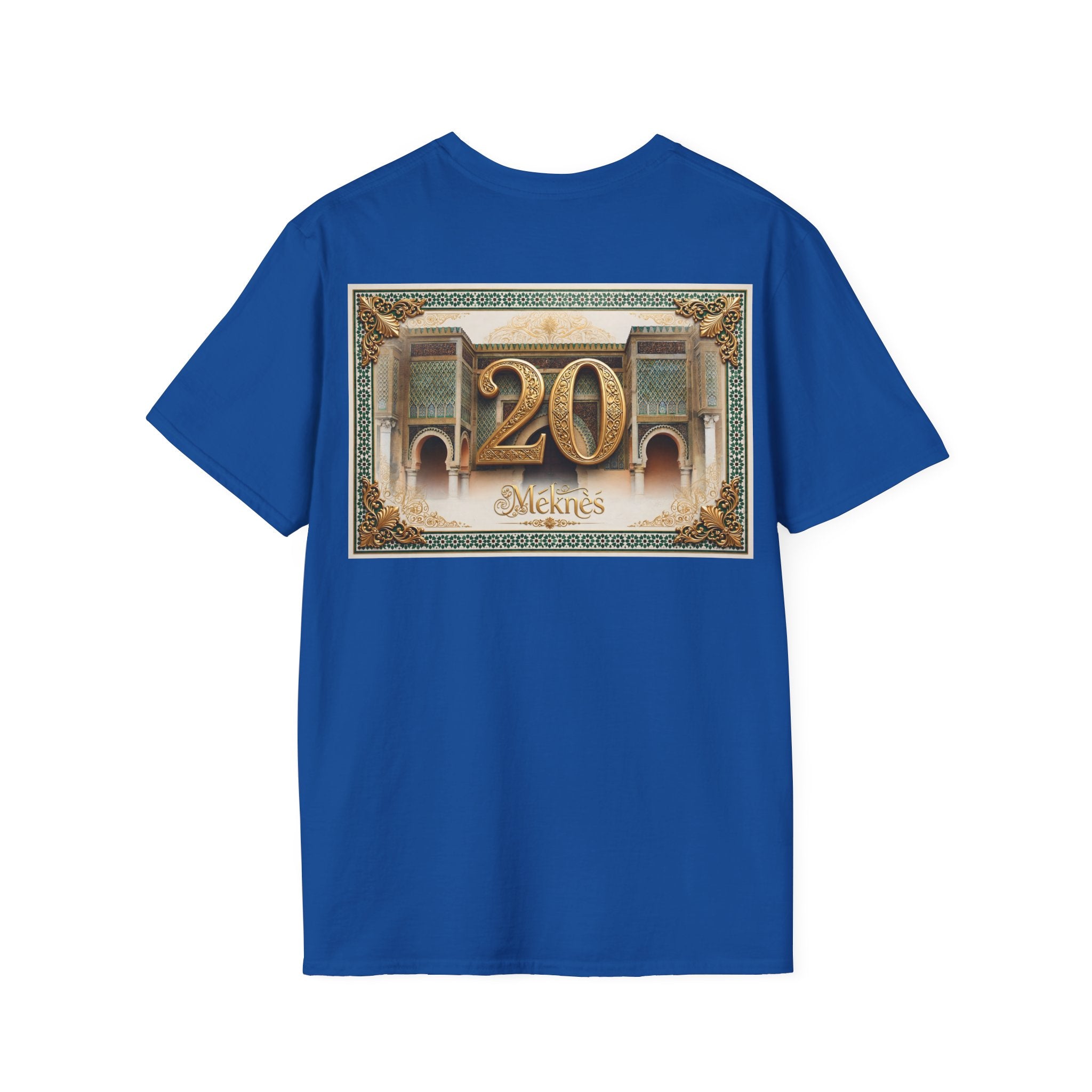 20th Birthday Moroccan Palace T-Shirt — Gold Zellige Anniversary Graphic Tee - LUMÏA