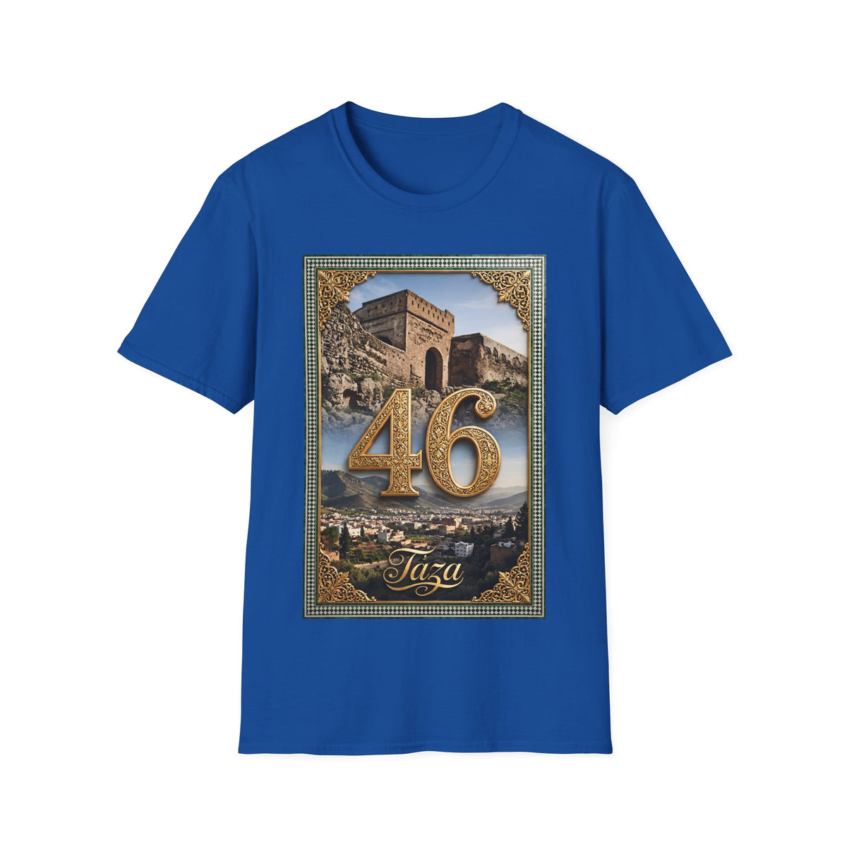 46 Meknès Ramparts T-Shirt — Moroccan Ancient Walls Graphic Tee - LUMÏA