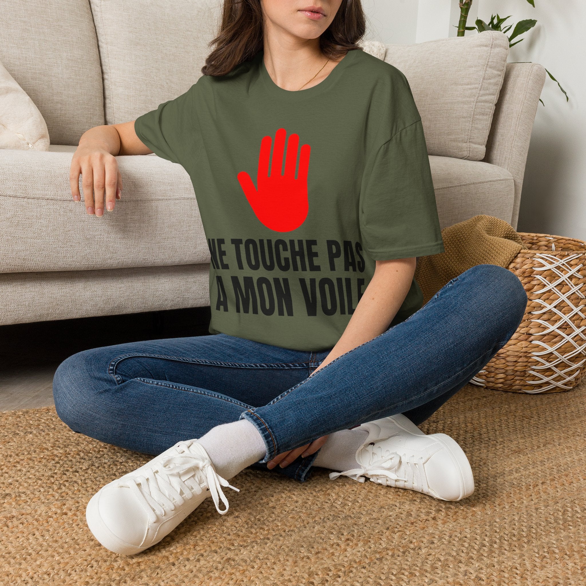 T-Shirt — « Ne Touche Pas À Mon Voile » | Édition Limitée - LUMÏA