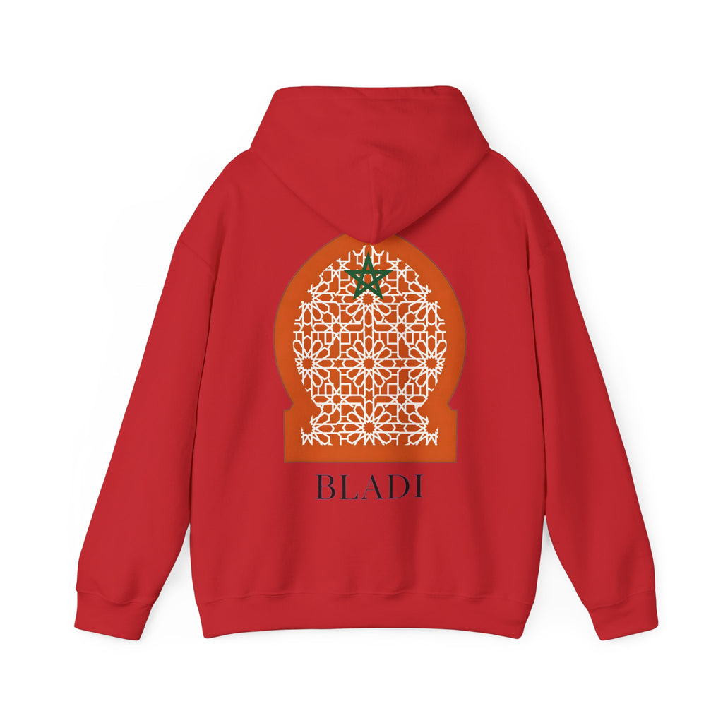 Sweat à capuche Bladi – Étoile et arche aux motifs marocains - LUMÏA