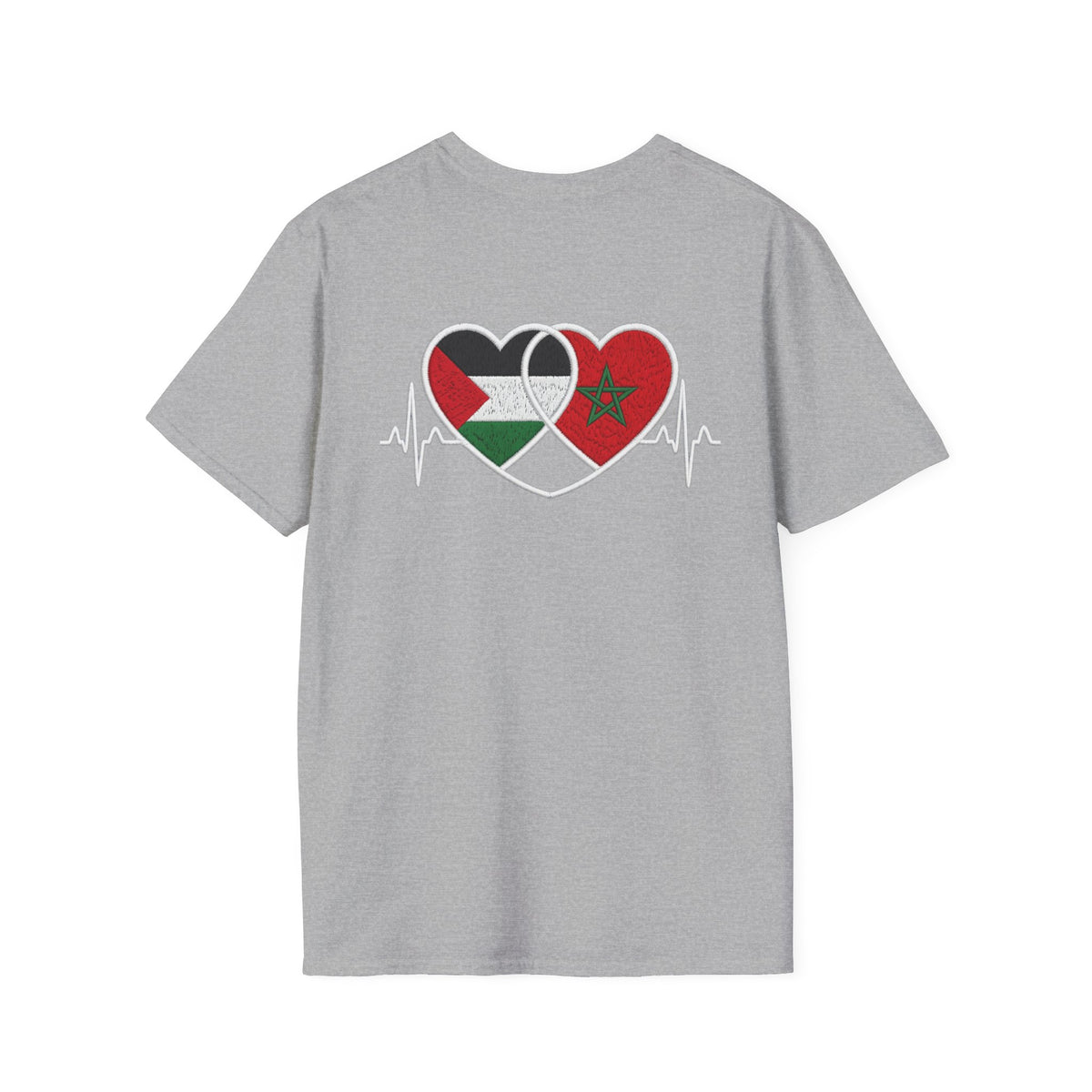 T-shirt Cœurs Maroc Palestine - LUMÏA