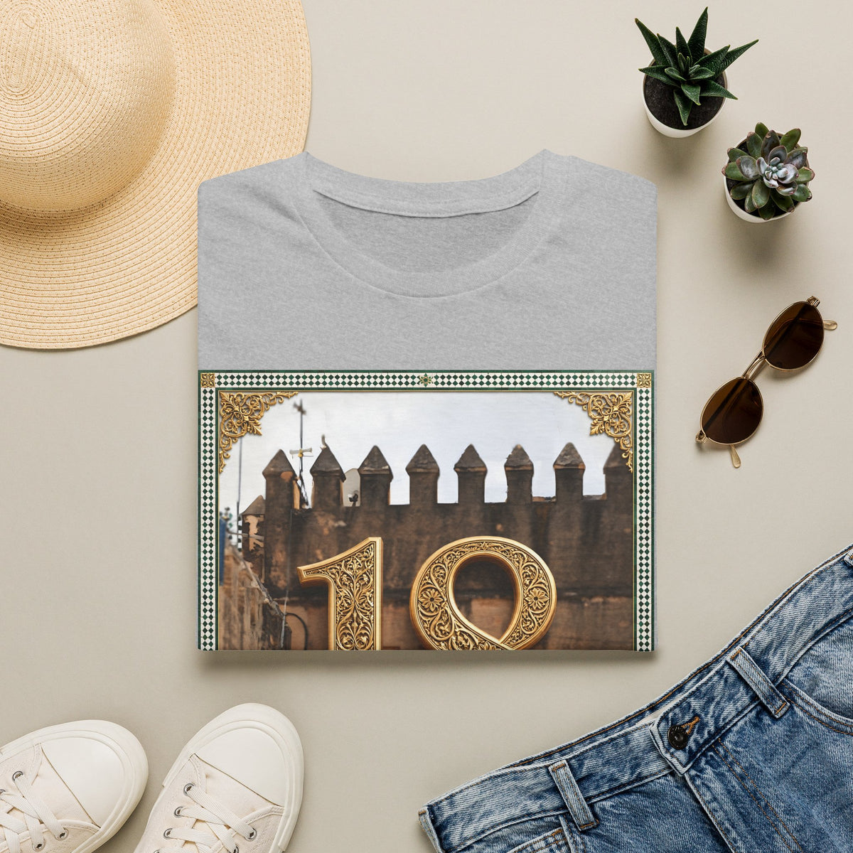 18th Birthday Tee — Elegant Gold Number Birthday T-Shirt - LUMÏA