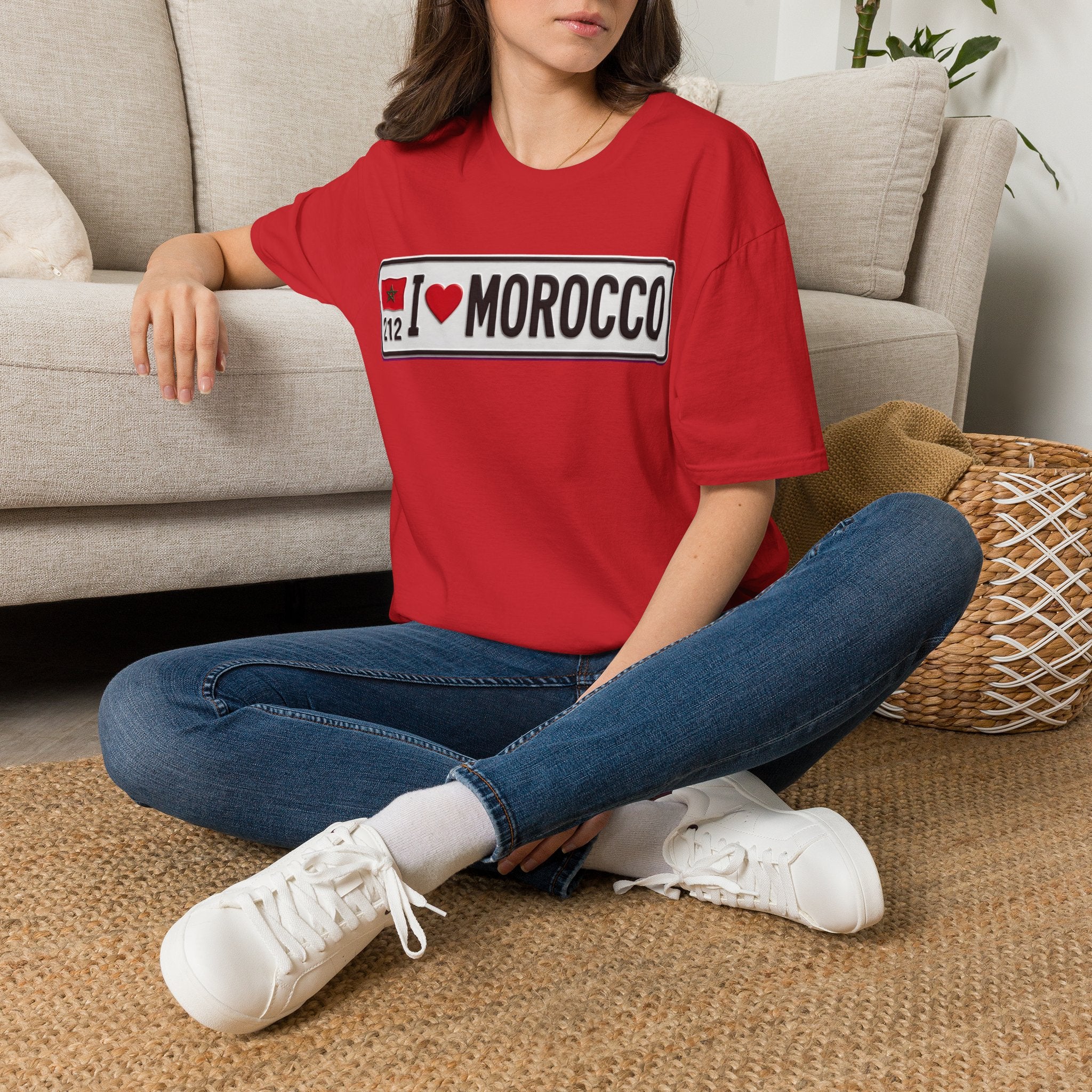 I  Morocco T-Shirt — Passport Plate Travel Tee