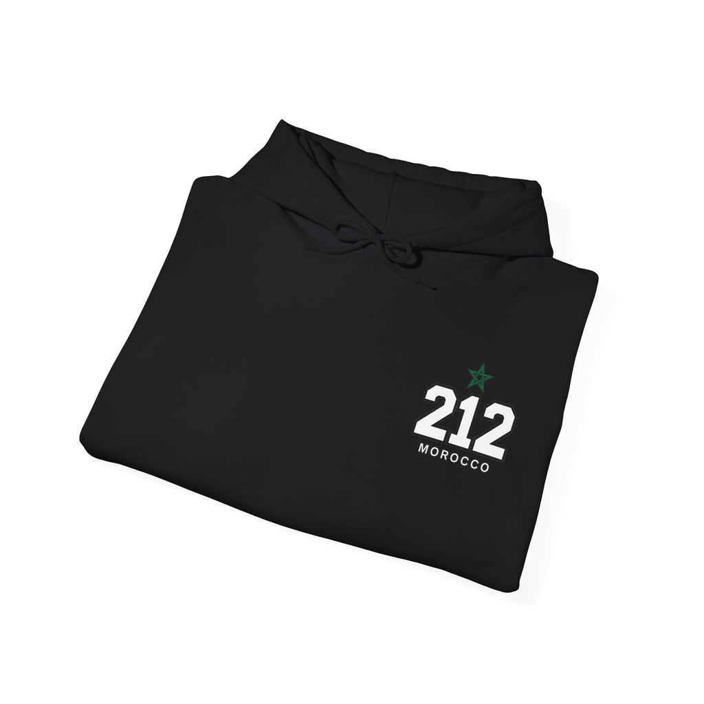 Hoodie Morocco 212 — Sweat à Capuche Vintage Numéro Maroc - LUMÏA