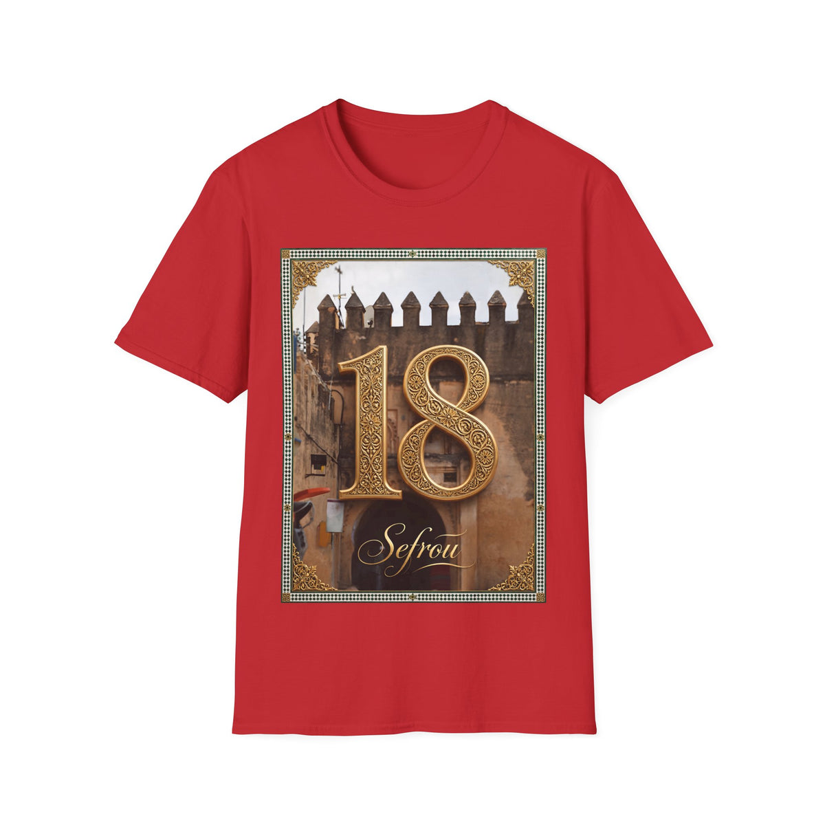 18th Birthday Tee — Elegant Gold Number Birthday T-Shirt - LUMÏA
