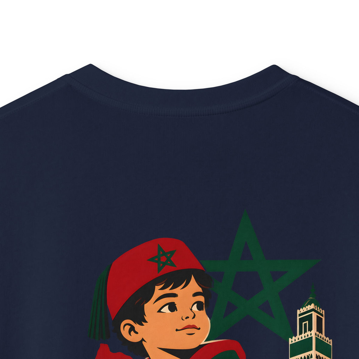 T-shirt enfant marocain — Illustration Casablanca 212