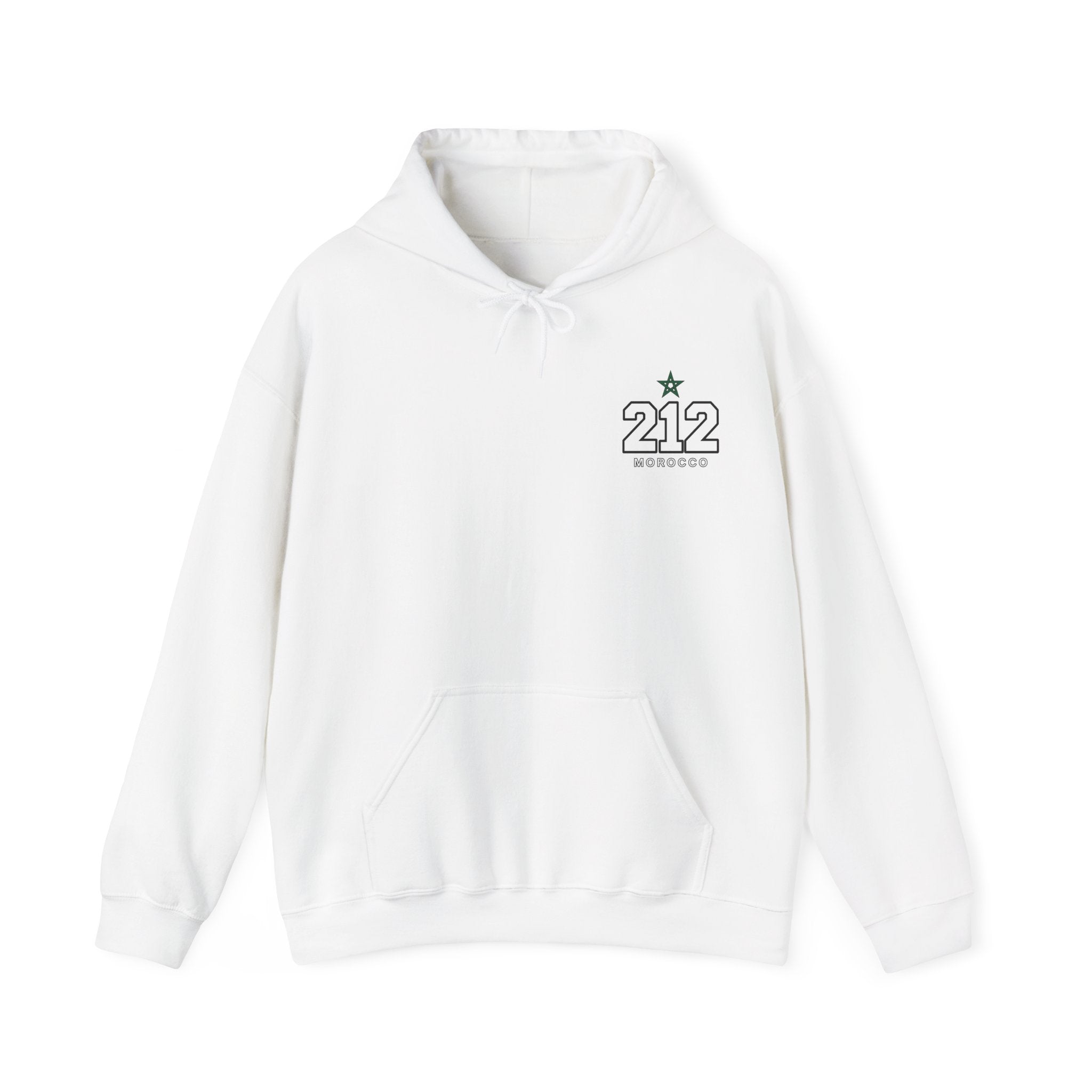 Hoodie Morocco 212 — Sweat à Capuche Vintage Numéro Maroc - LUMÏA