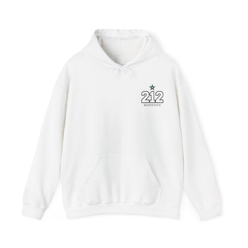 Hoodie Morocco 212 — Sweat à Capuche Vintage Numéro Maroc - LUMÏA