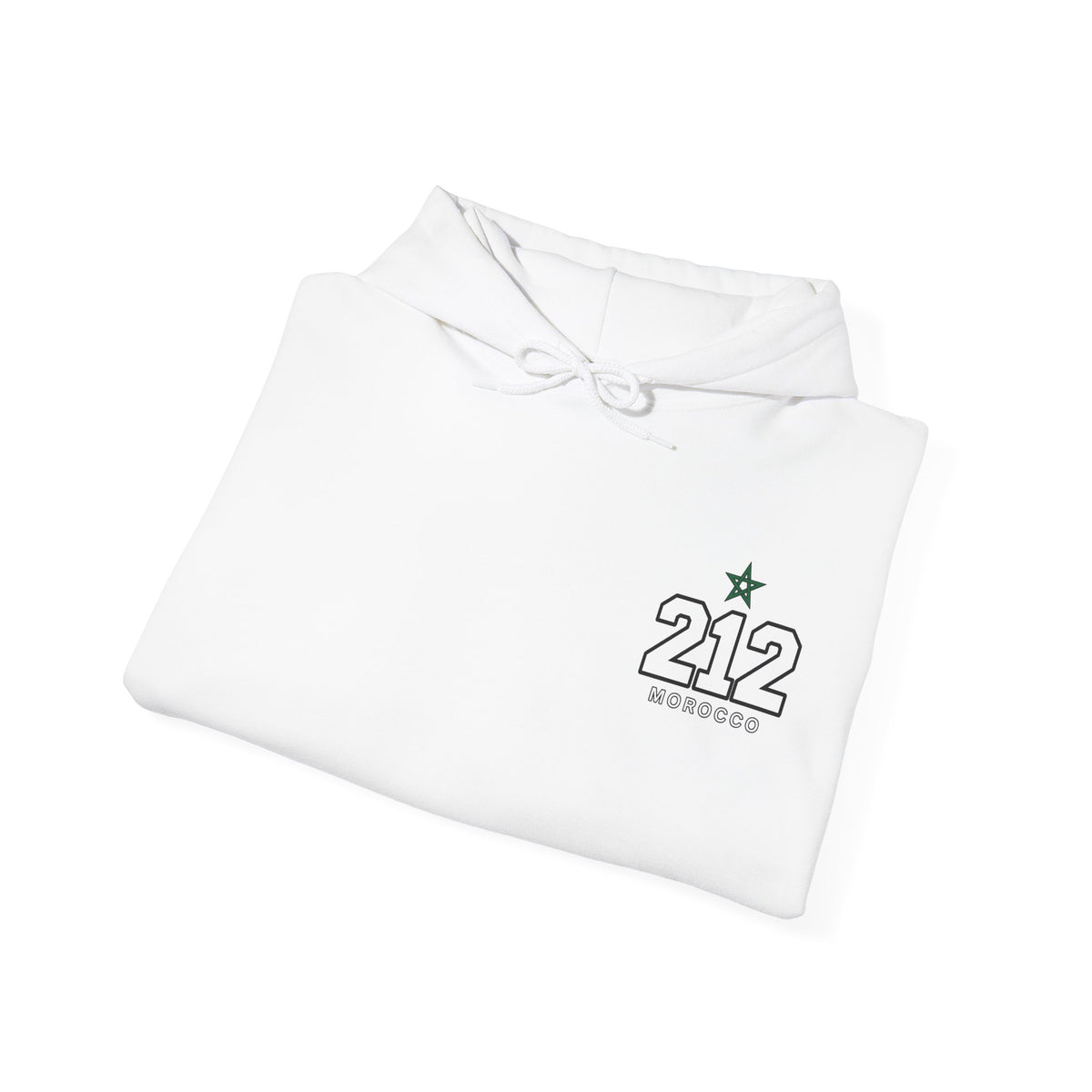 Hoodie Morocco 212 — Sweat à Capuche Vintage Numéro Maroc - LUMÏA