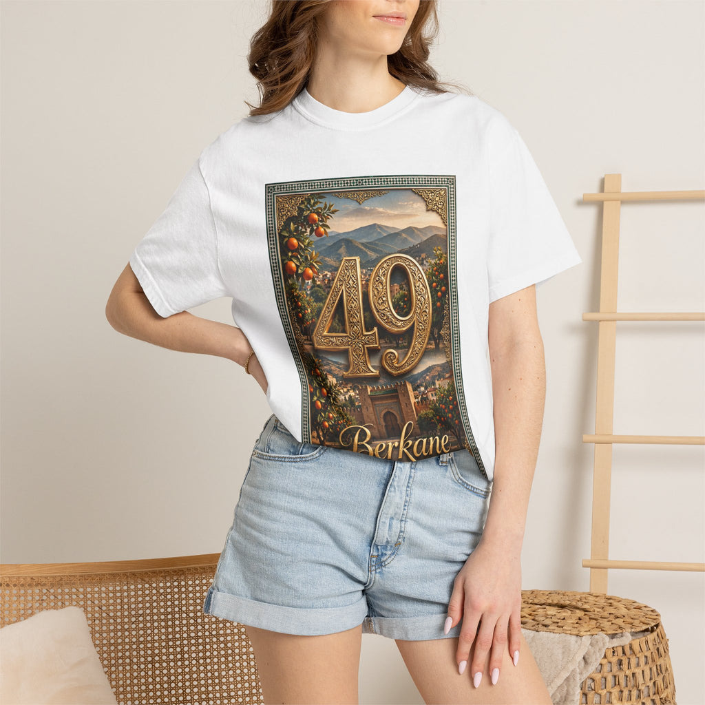 49 Berkane Vintage-Style Graphic T-Shirt