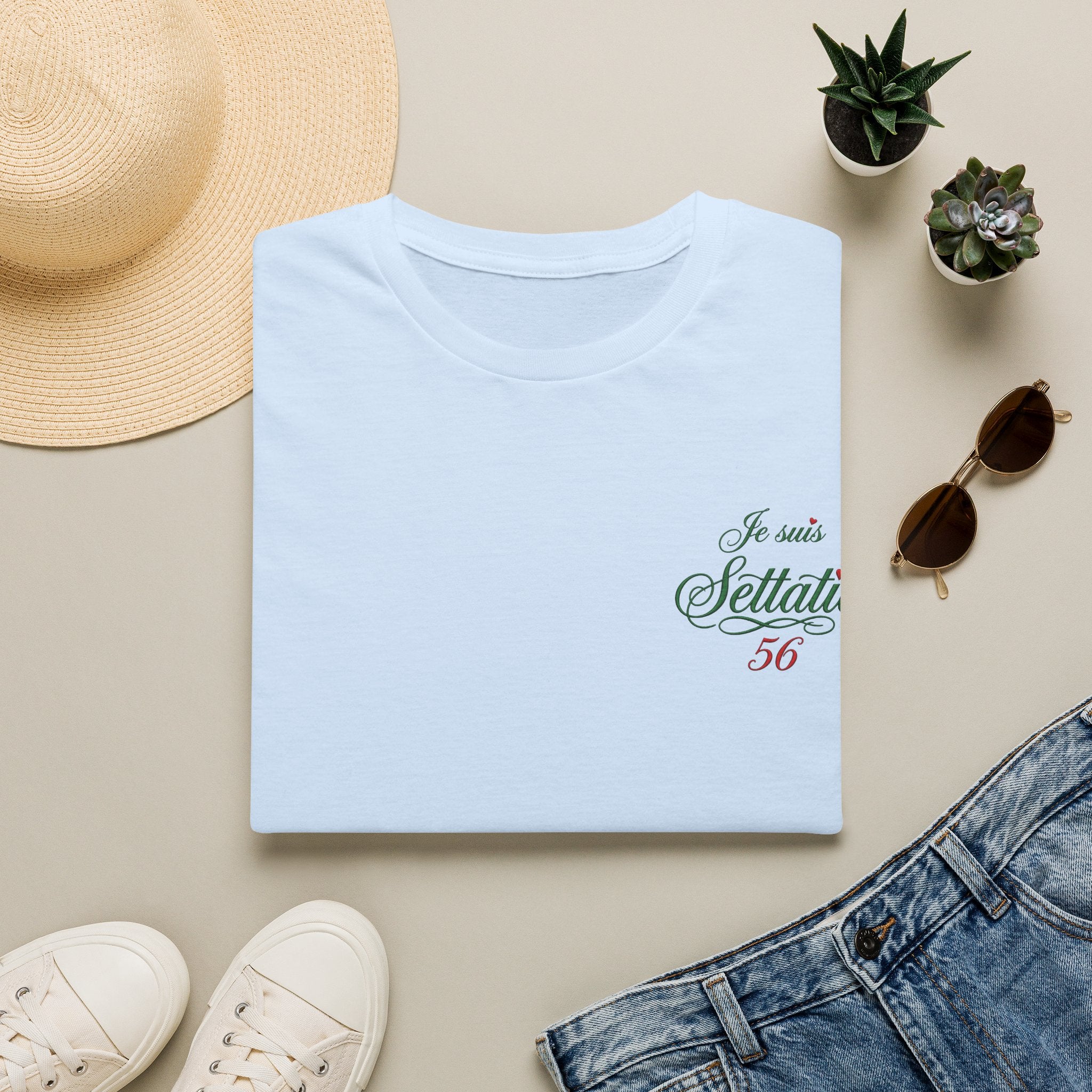 T-Shirt « Je suis Settatia 56 » — Tee Casual Français-Arabe LUMÏA - LUMÏA