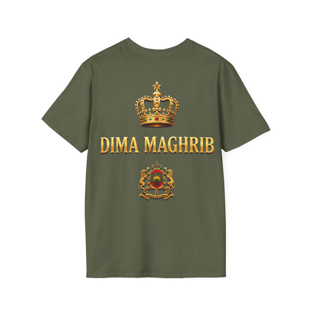 Morocco Coat of Arms Chest Emblem T-Shirt — Moroccan Crest Tee - LUMÏA