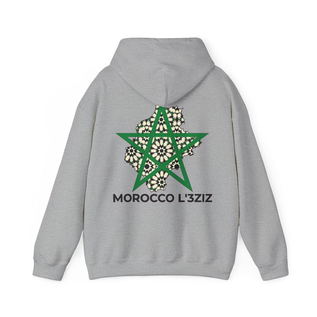 Sweat à capuche L’3ziz – Étoile et mosaïque marocaine - LUMÏA