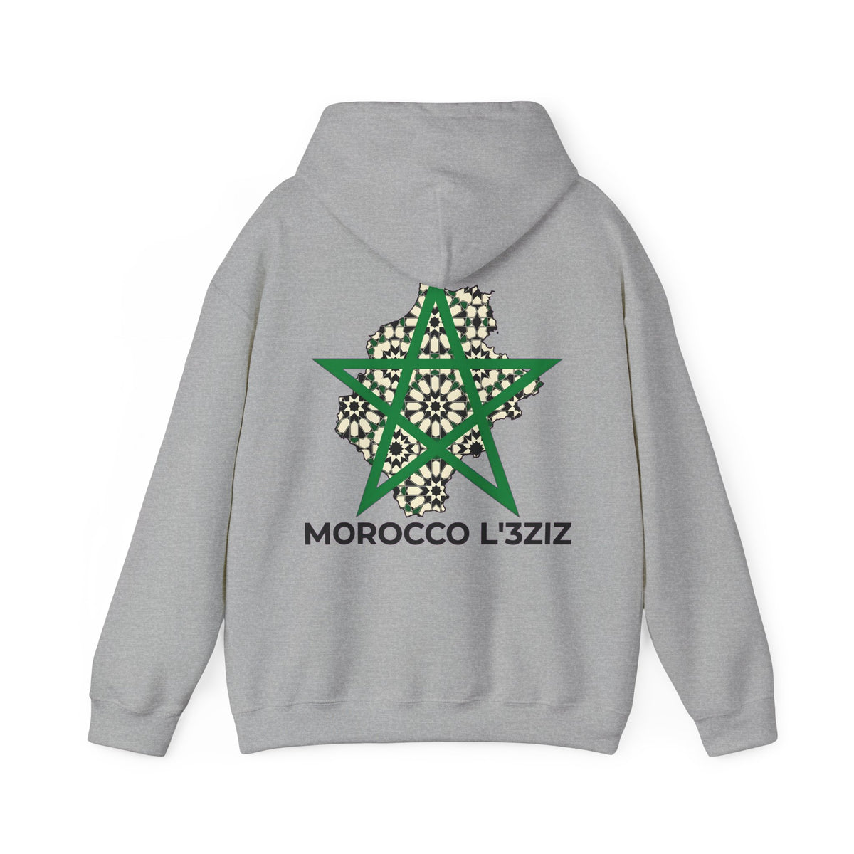 Sweat à capuche L’3ziz – Étoile et mosaïque marocaine - LUMÏA
