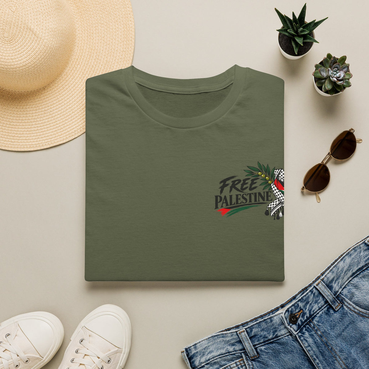 T-shirt Palestine - LUMÏA