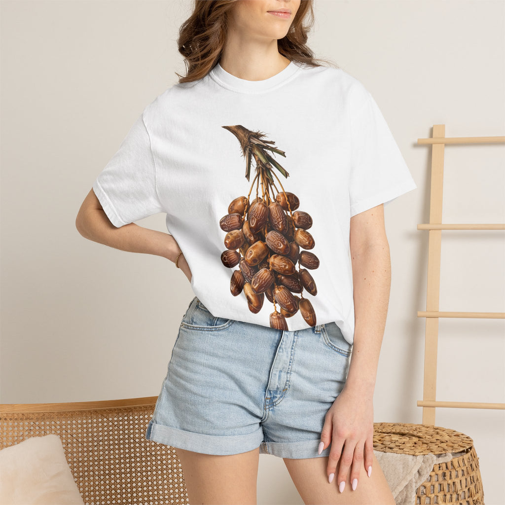 Date Palm Cluster T-Shirt — Botanical Fruit Graphic Tee