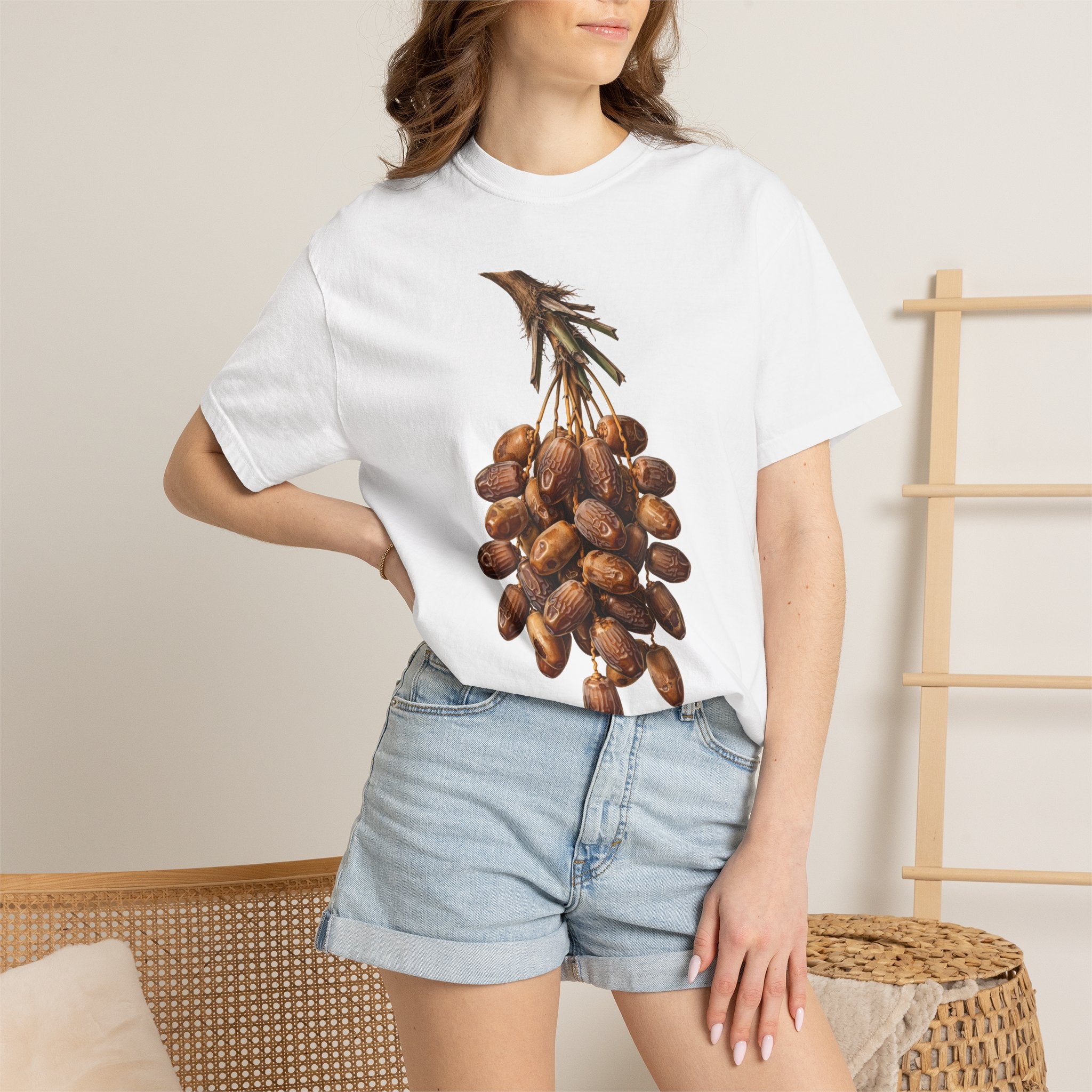 Date Palm Cluster T-Shirt — Botanical Fruit Graphic Tee