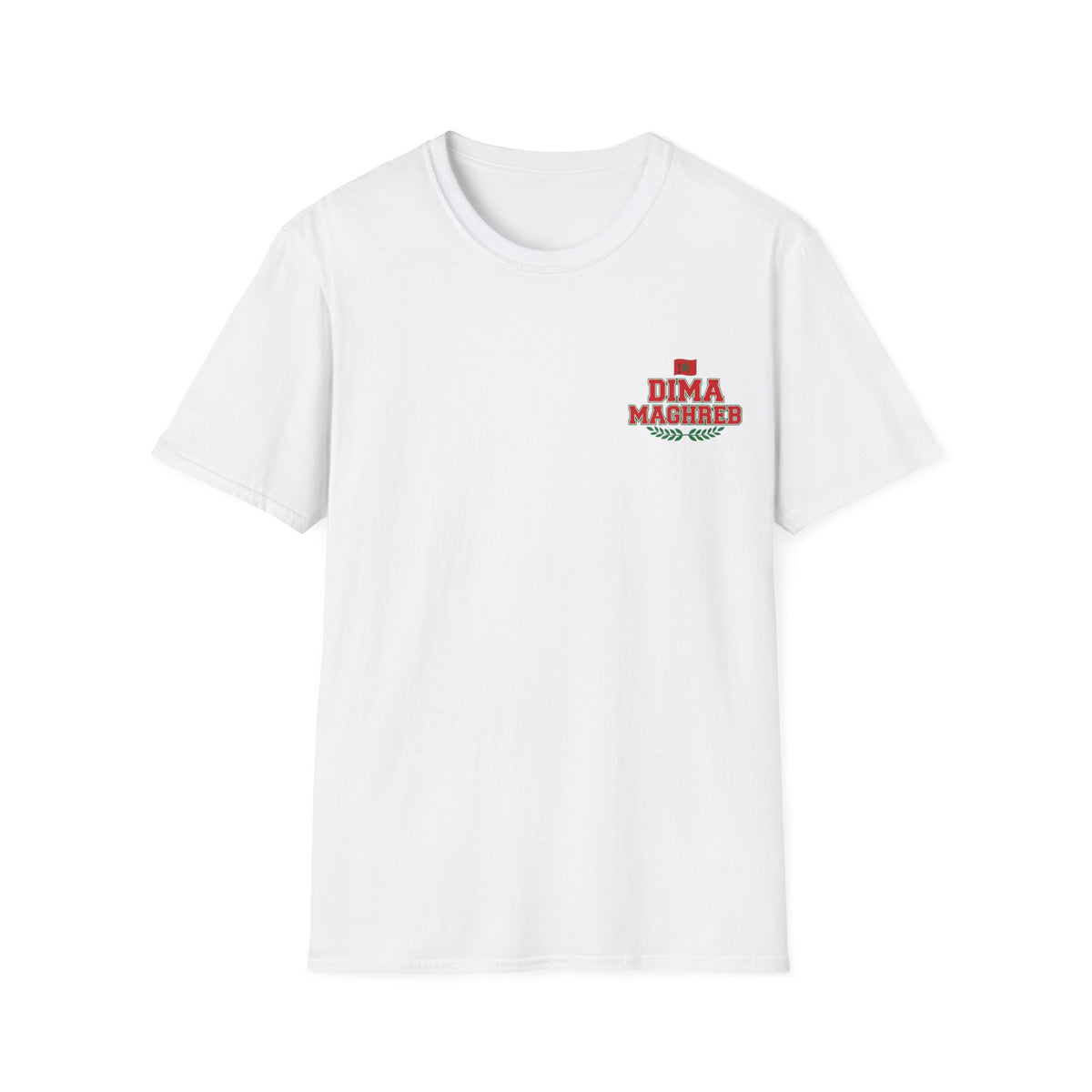 T-Shirt Logo Cœur Dima Maghrib — Fierté Nord-Africaine Casual - LUMÏA
