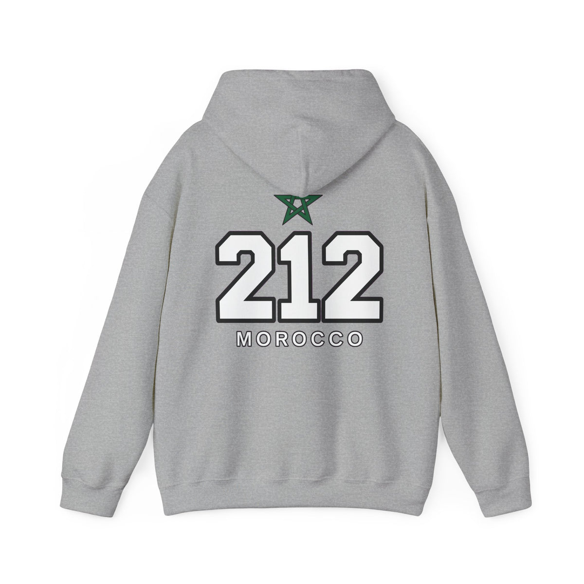Hoodie Morocco 212 — Sweat à Capuche Vintage Numéro Maroc - LUMÏA