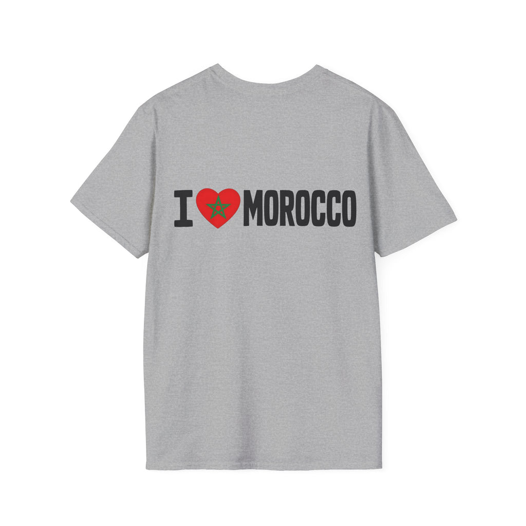 T-Shirt — I  Morocco Minimal Chest Logo Tee