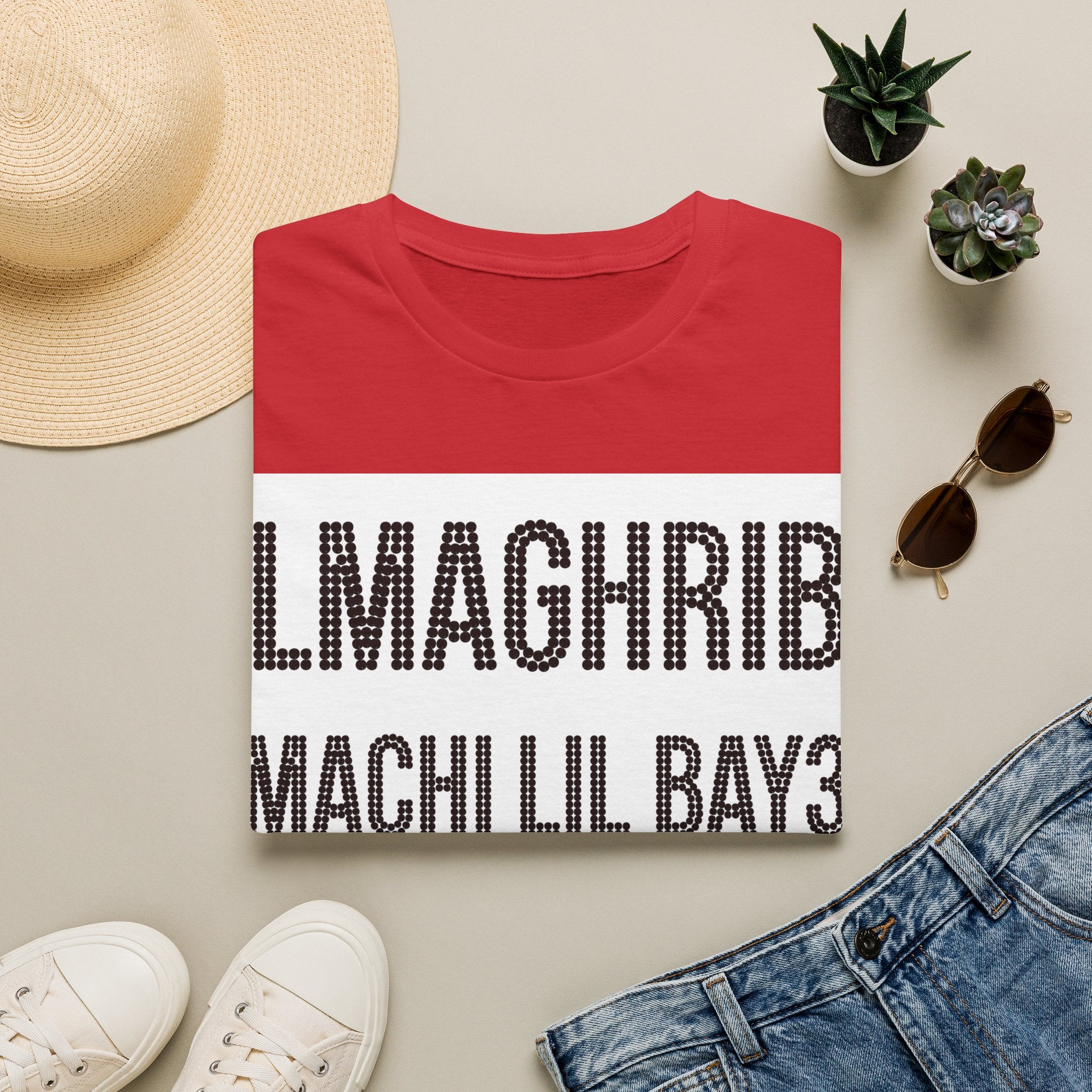 Moroccan Archway T-Shirt — Palm & Mosaic Graphic Tee - LUMÏA