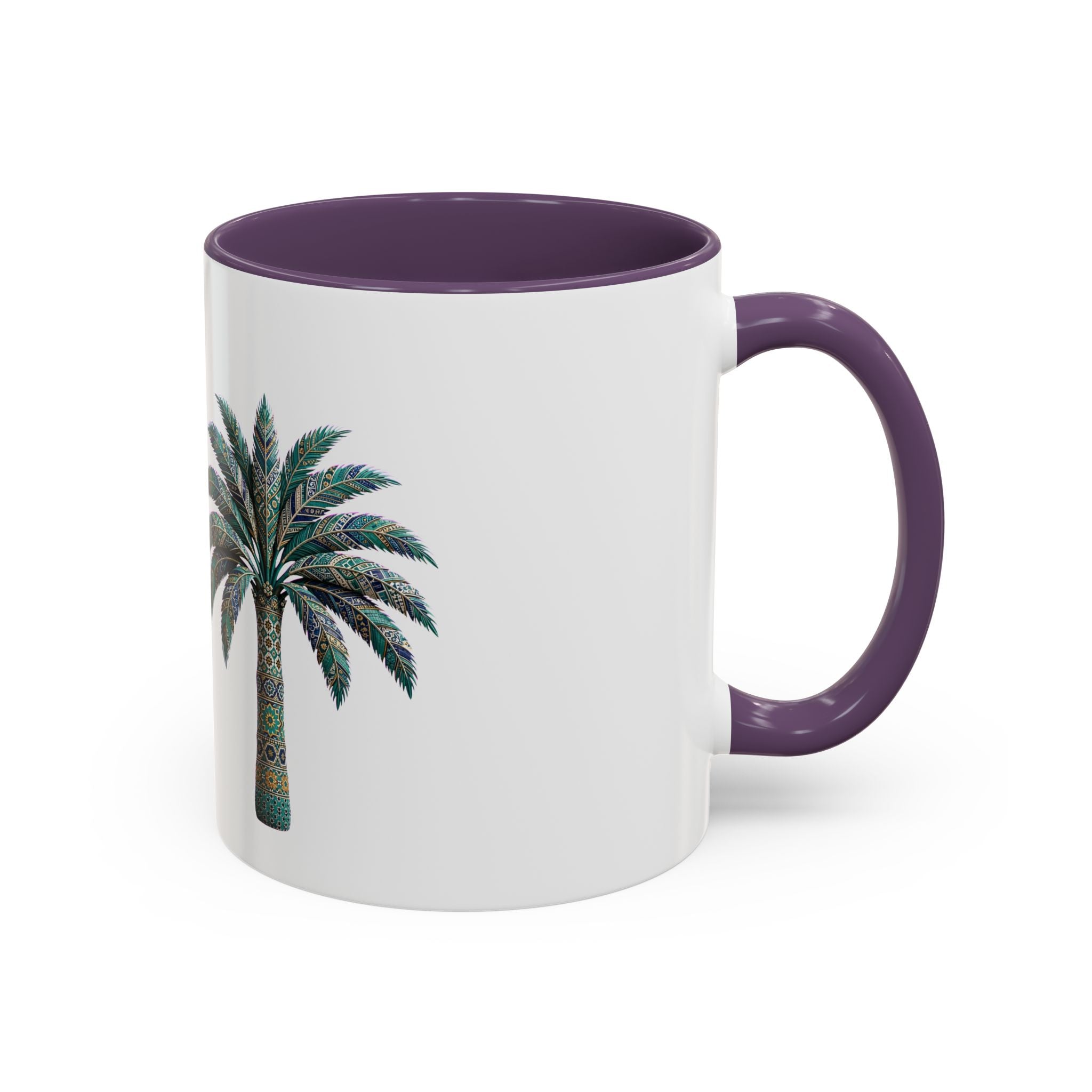 Boho Camel & Palm Accent Coffee Mug – 11/15oz Rustic Desert Travel Tea Cup