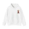 Hoodie - Cute Teddy Bear with Heart Graphic Plush Crown Pullover - LUMÏA