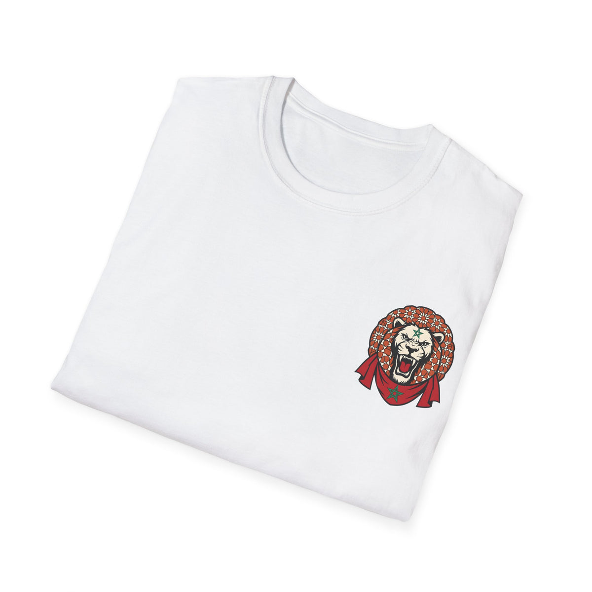 T-shirt Lion du Maroc, mosaïque et force - LUMÏA