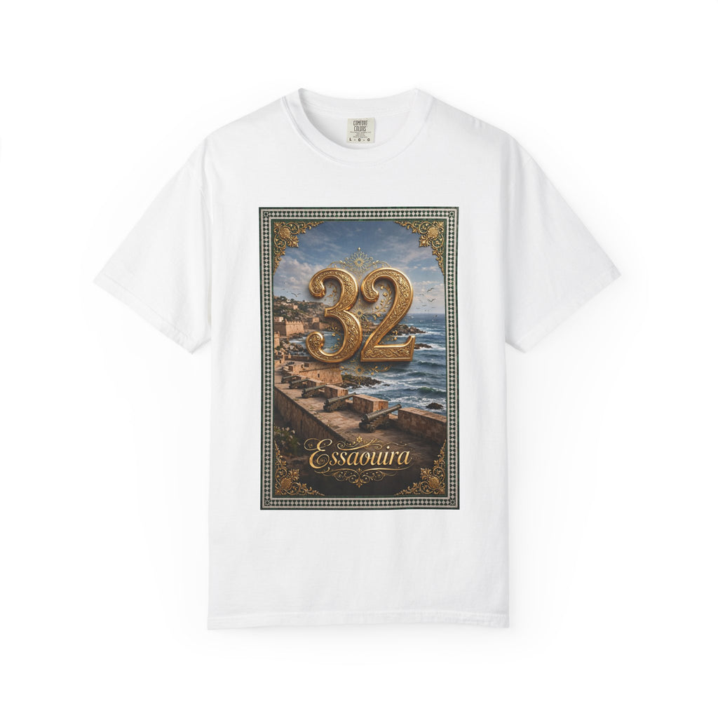 32 Seaside Vintage Graphic T-Shirt — "32 & Savoir" Nautical Poster Tee