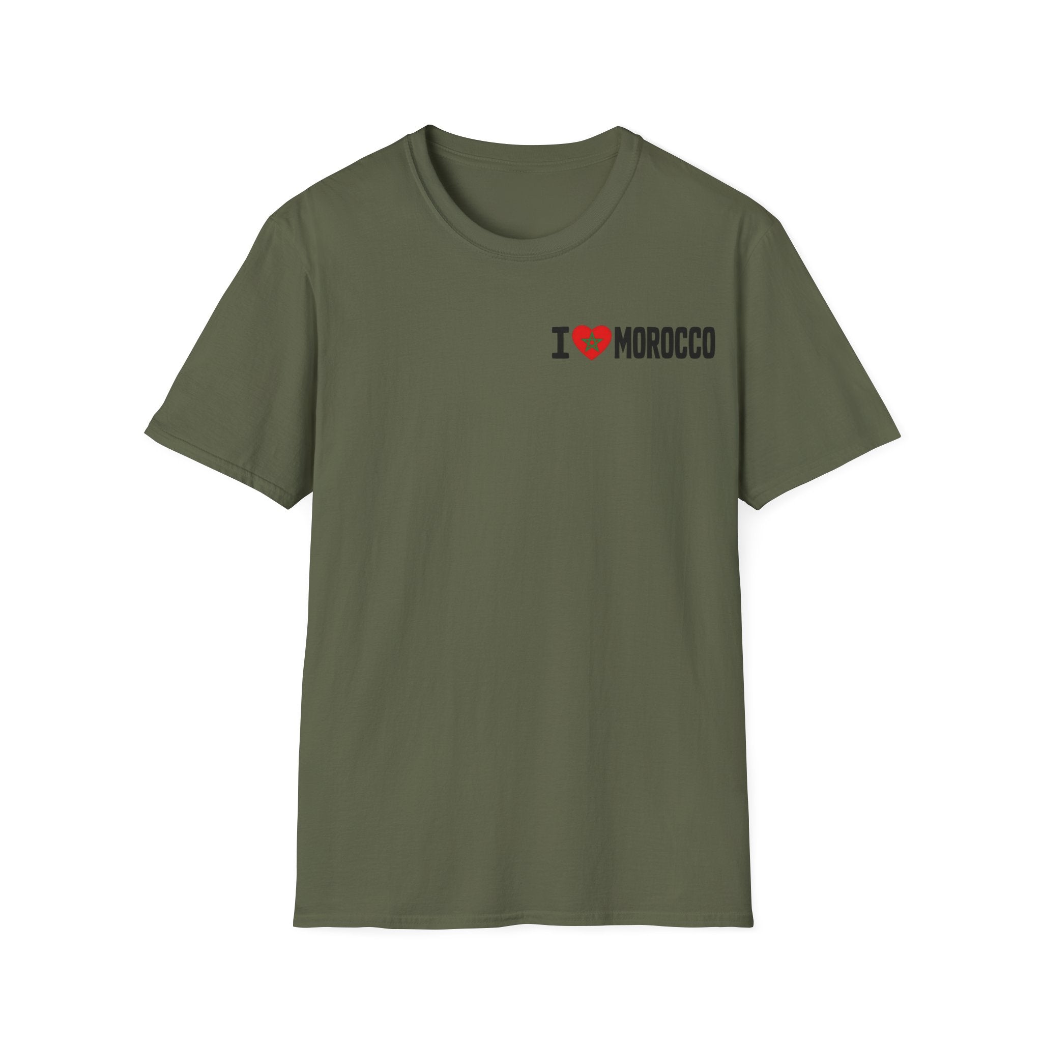 T-Shirt — I  Morocco Minimal Chest Logo Tee