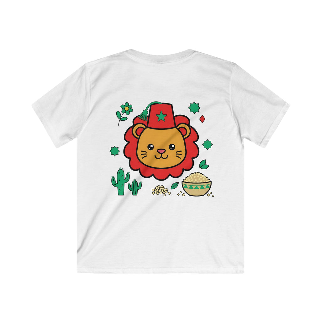 T-shirt enfant — Lion marocain au fez