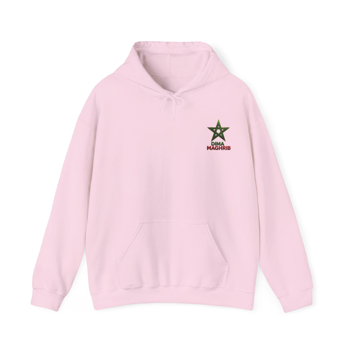 Dima Maghrib Star Hoodie – Moroccan Pride Graphic Pullover - LUMÏA