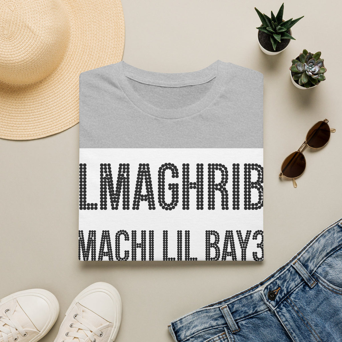 Moroccan Archway T-Shirt — Palm & Mosaic Graphic Tee - LUMÏA