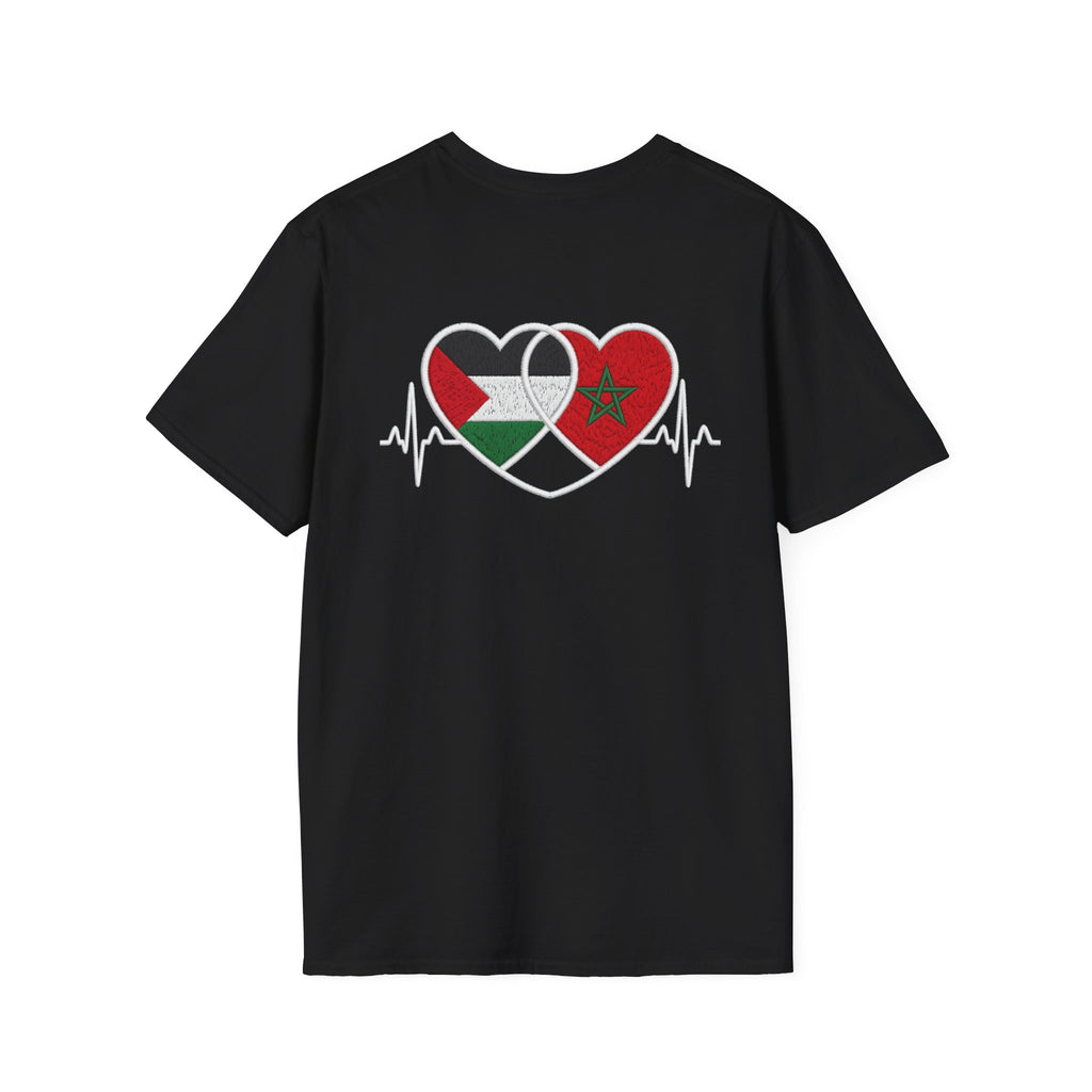 T-shirt Cœurs Maroc Palestine - LUMÏA