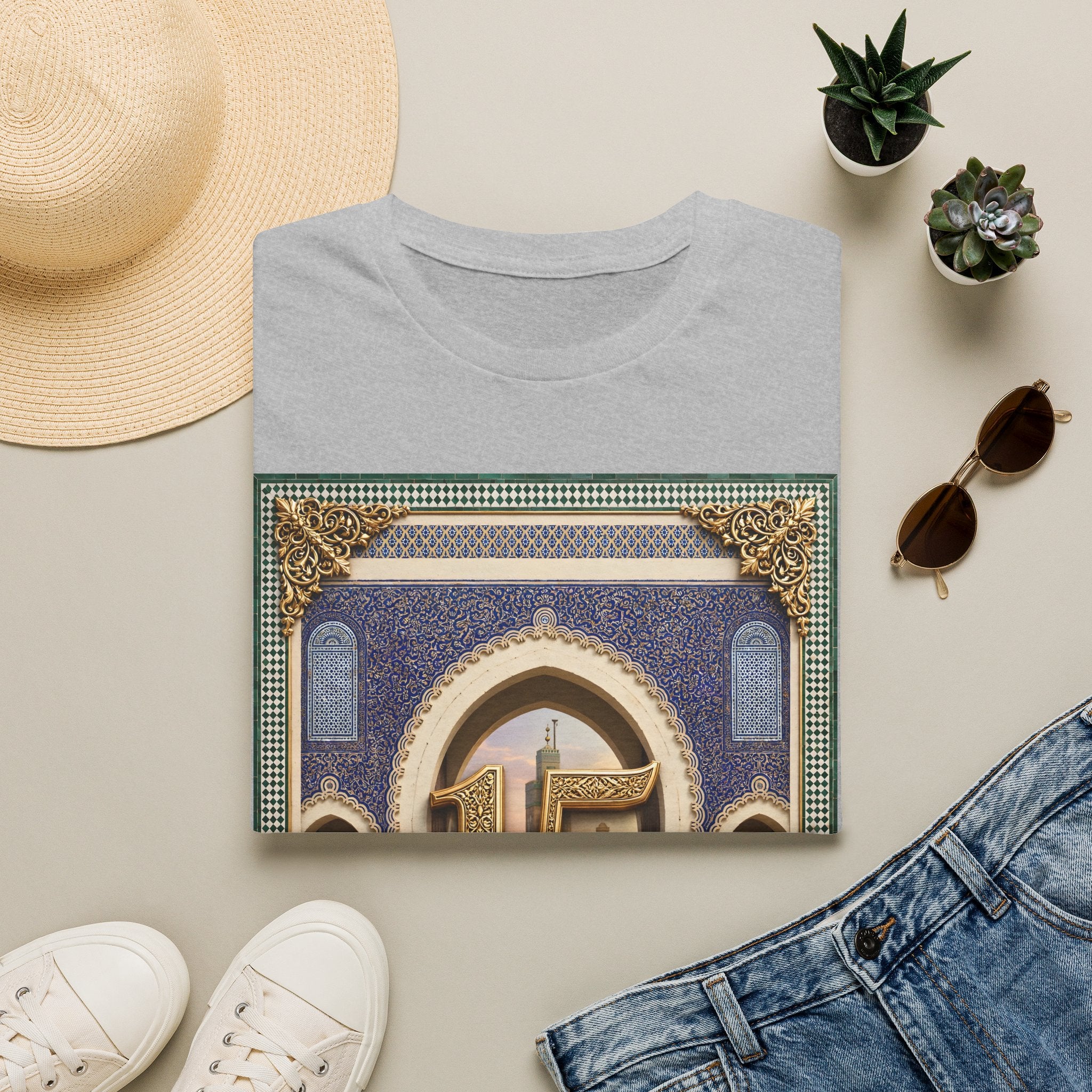 15 Fes Tile Arch T-Shirt - LUMÏA