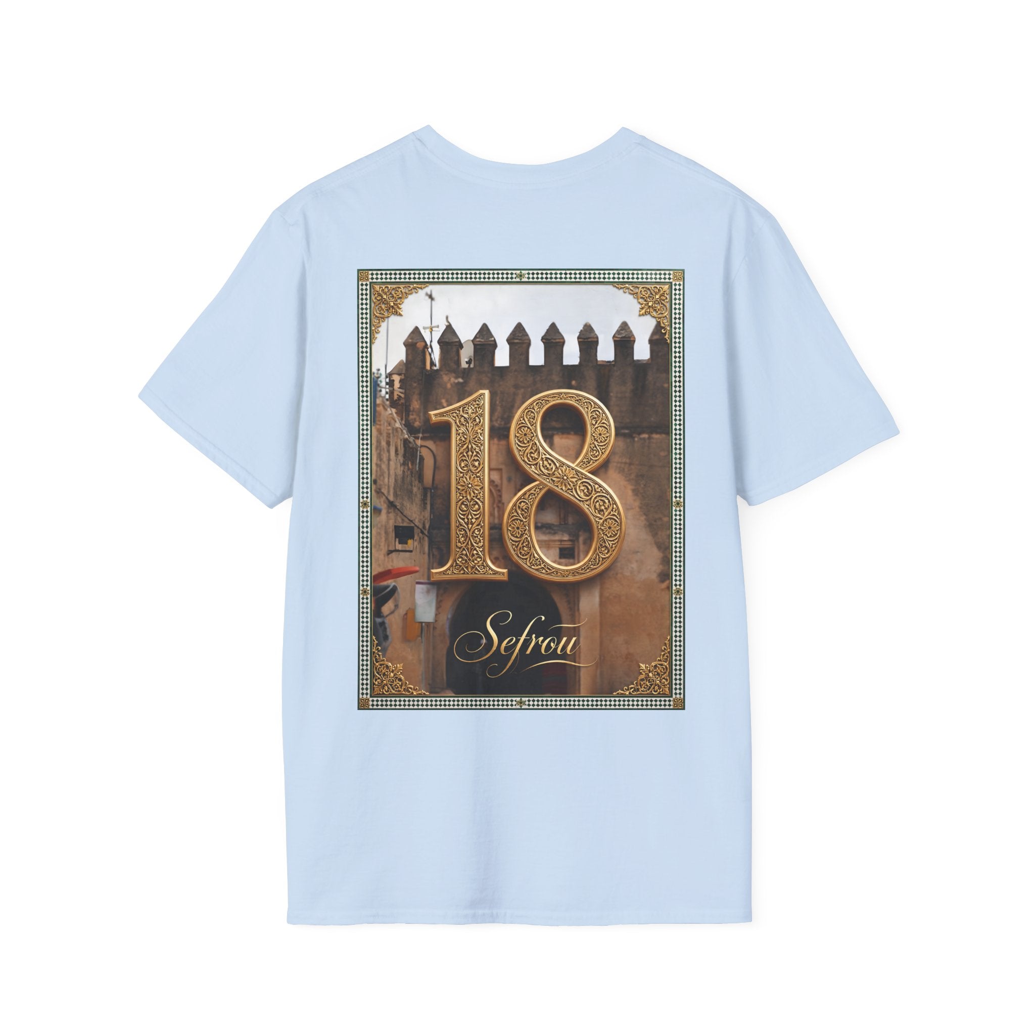 18th Birthday Tee — Elegant Gold Number Birthday T-Shirt - LUMÏA