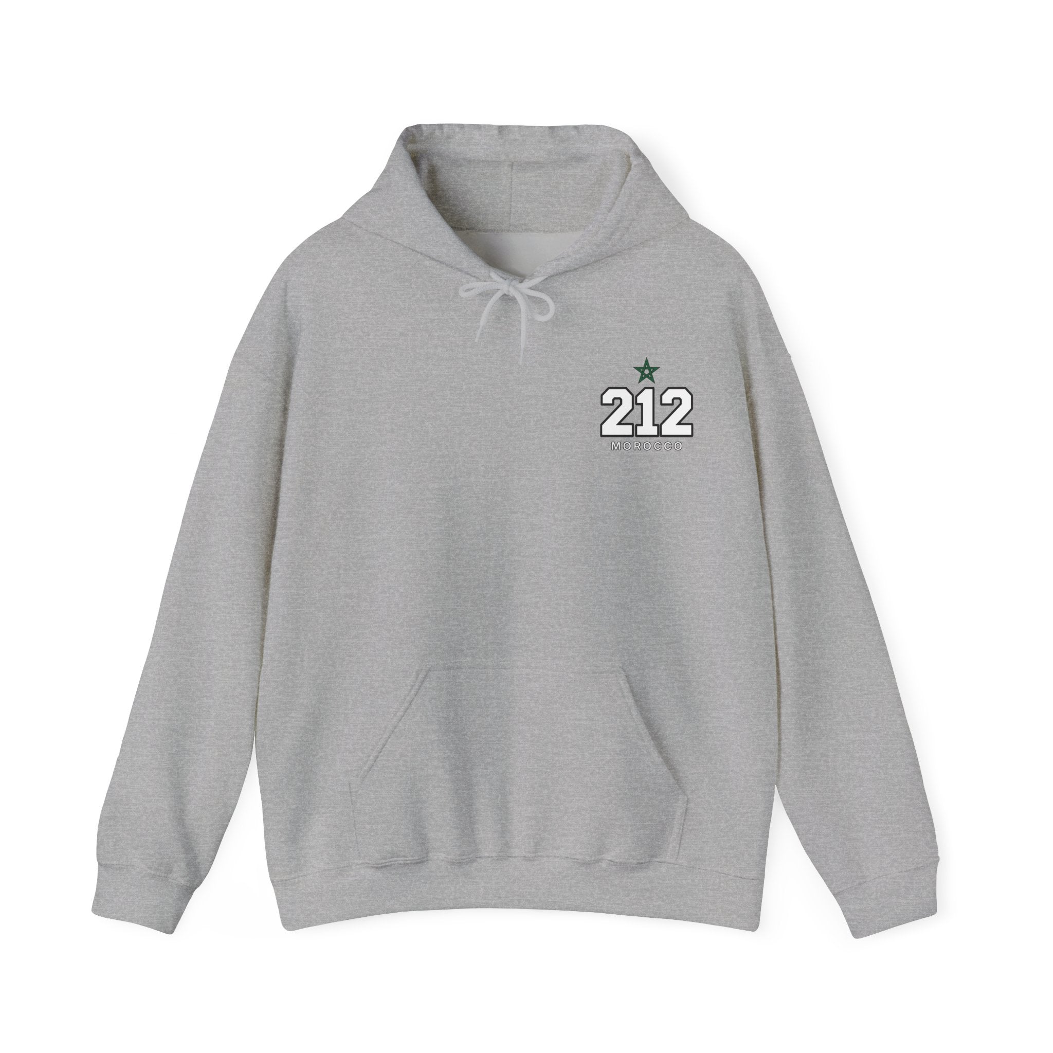Hoodie Morocco 212 — Sweat à Capuche Vintage Numéro Maroc - LUMÏA