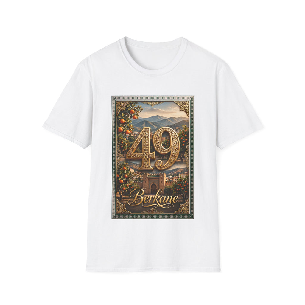 Vintage Floral Number T‑Shirt — Personalized 40/49 Birthday Tee