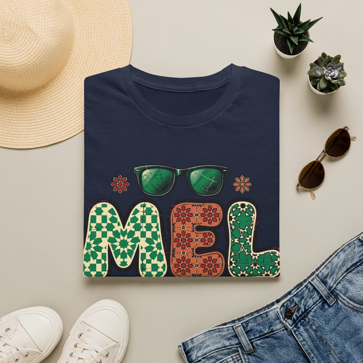 Mel Mexico T-Shirt — Retro Floral Mexico Graphic Tee - LUMÏA