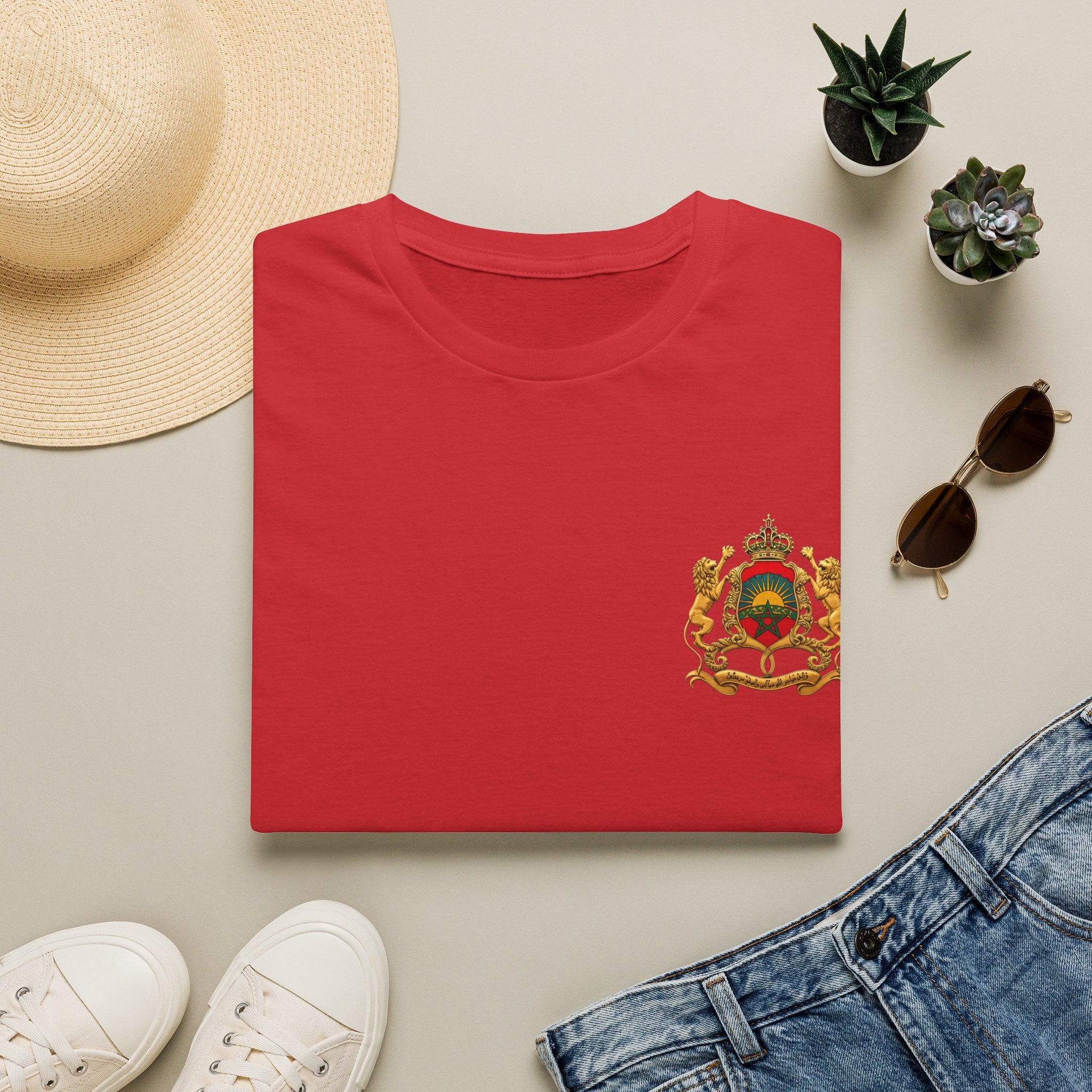 Vintage Heraldic Crest T-Shirt — Royal Coat of Arms Pocket Tee - LUMÏA