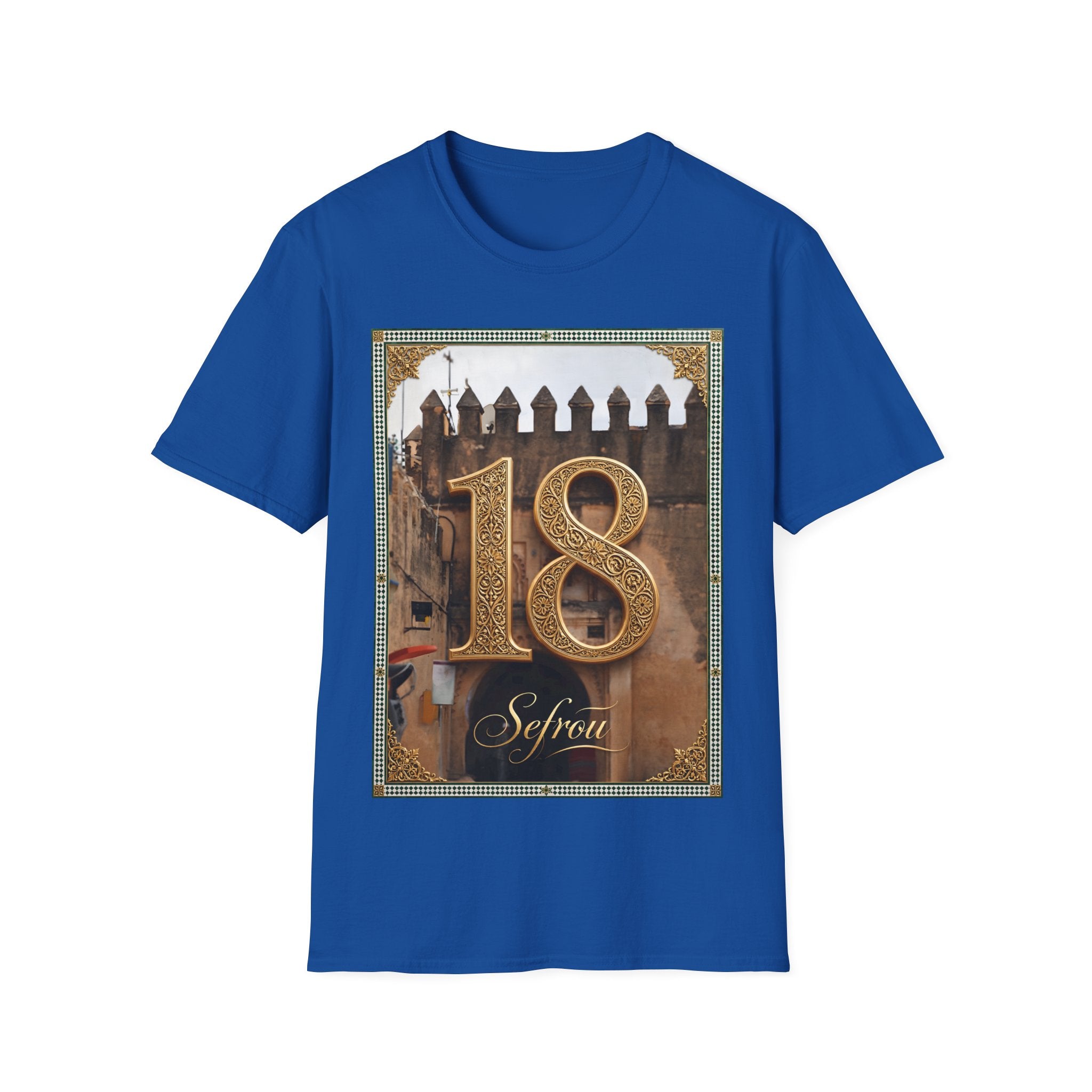 18th Birthday Tee — Elegant Gold Number Birthday T-Shirt - LUMÏA