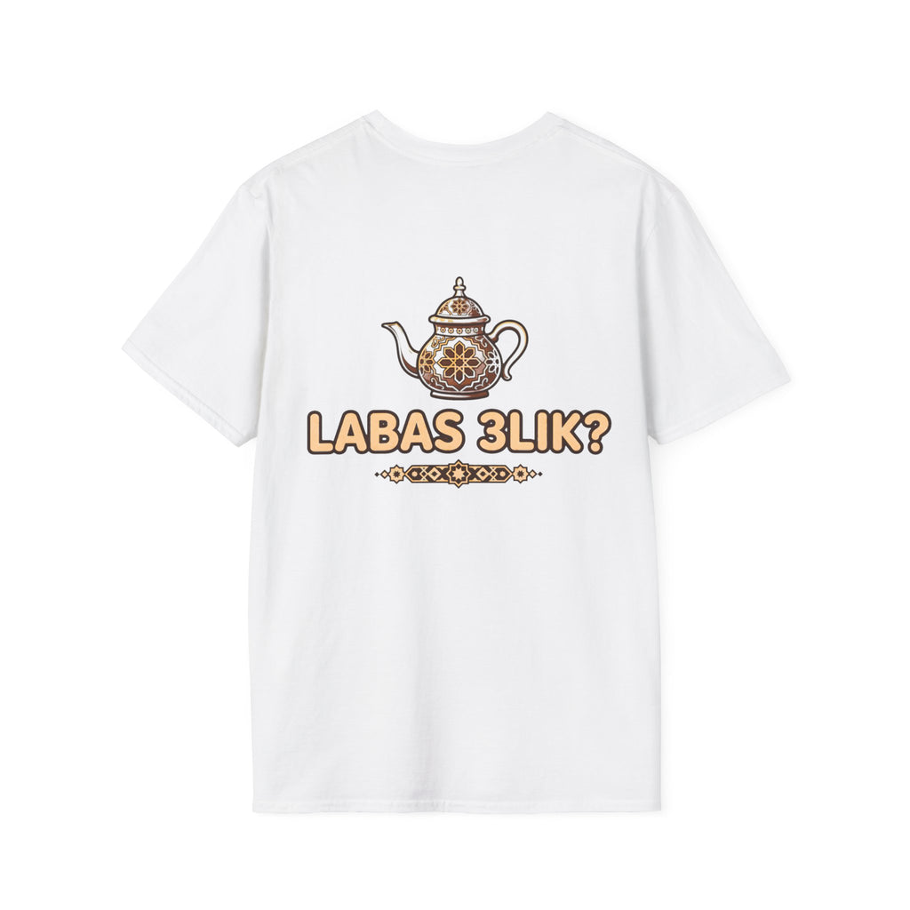 Labas 3lik ? T-Shirt Graphique Théière — Tee Cosy Salutation Lituanienne - LUMÏA