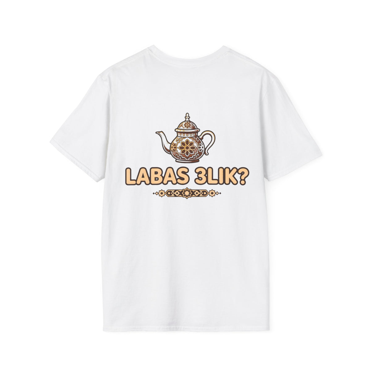 Labas 3lik ? T-Shirt Graphique Théière — Tee Cosy Salutation Lituanienne - LUMÏA