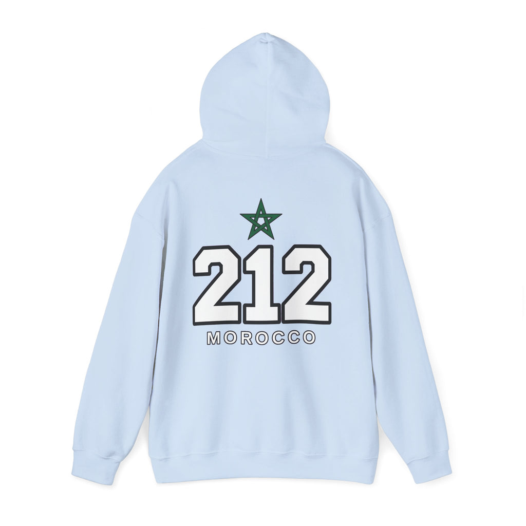 Hoodie Morocco 212 — Sweat à Capuche Vintage Numéro Maroc - LUMÏA