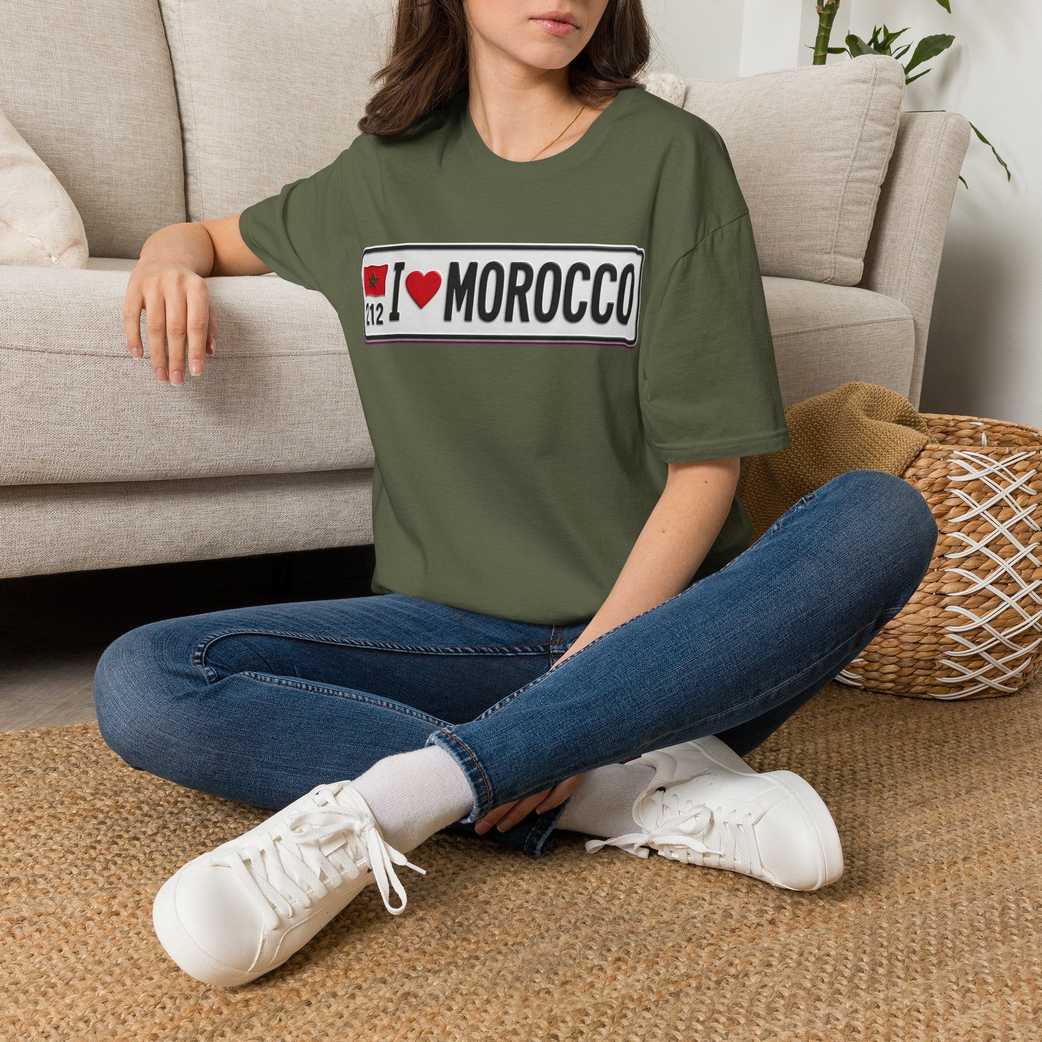 I  Morocco T-Shirt — Passport Plate Travel Tee