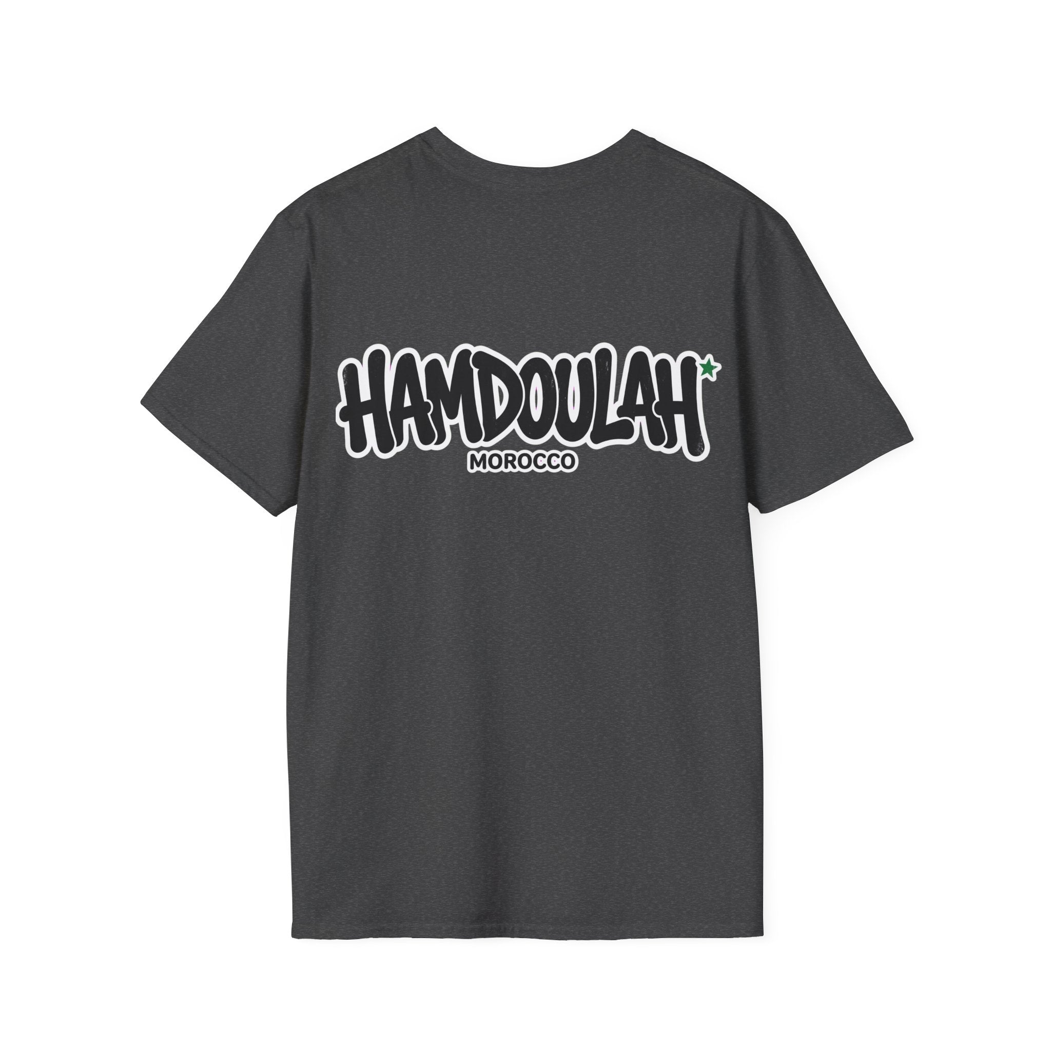 La Bass3lik Graphic T-Shirt — Moroccan Streetwear Chest Logo