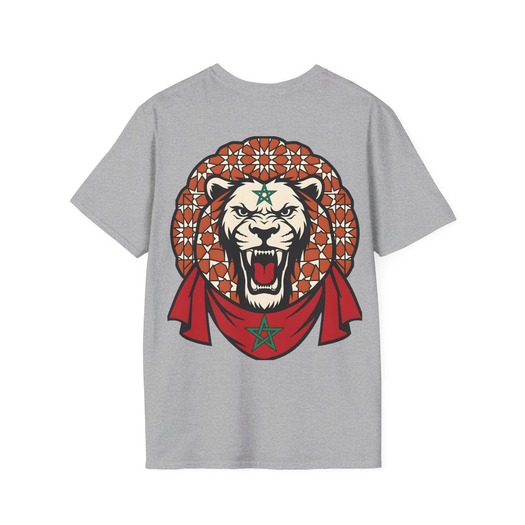 T-shirt Lion du Maroc, mosaïque et force - LUMÏA