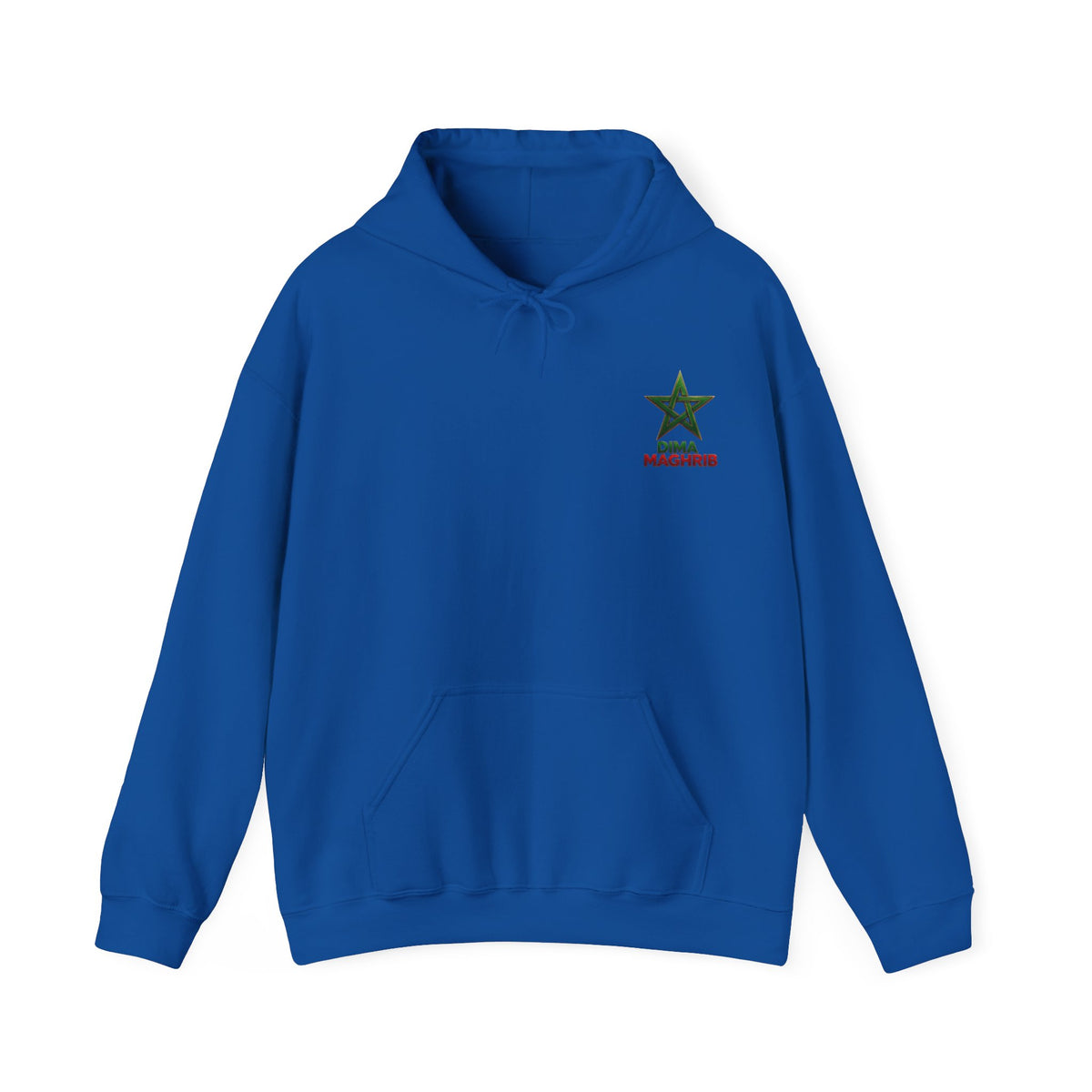 Dima Maghrib Star Hoodie – Moroccan Pride Graphic Pullover - LUMÏA