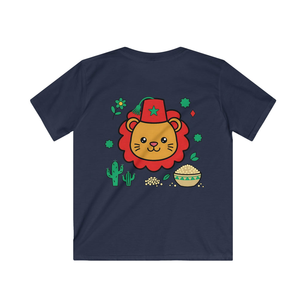 T-shirt enfant — Lion marocain au fez